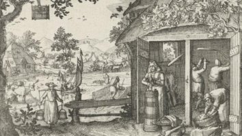 Claez Jansz Visscher II, Farmyard scene, Amsterdam Rijksmuseum